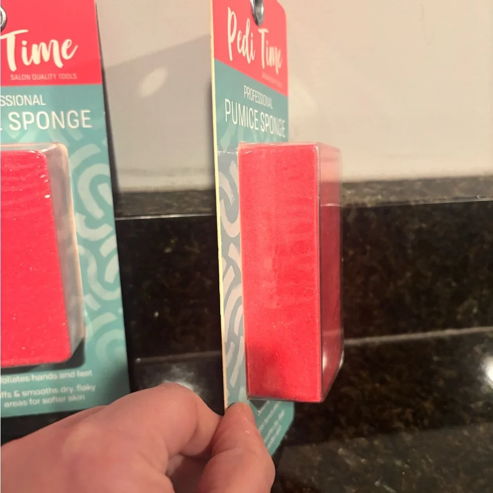 NIB Three-Pack Pedi Time Professional Pumice Sponges